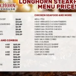 Longhorn Steakhouse Menu With Prices