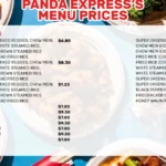 Panda Express Menu With Prices