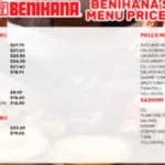 Benihana Menu With Prices