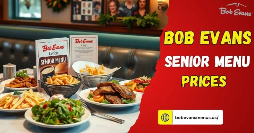 Bob Evans Senior Menu With Prices