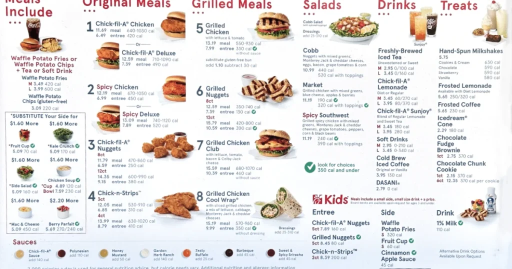 Chick-Fil-a Breakfast Menu With Prices