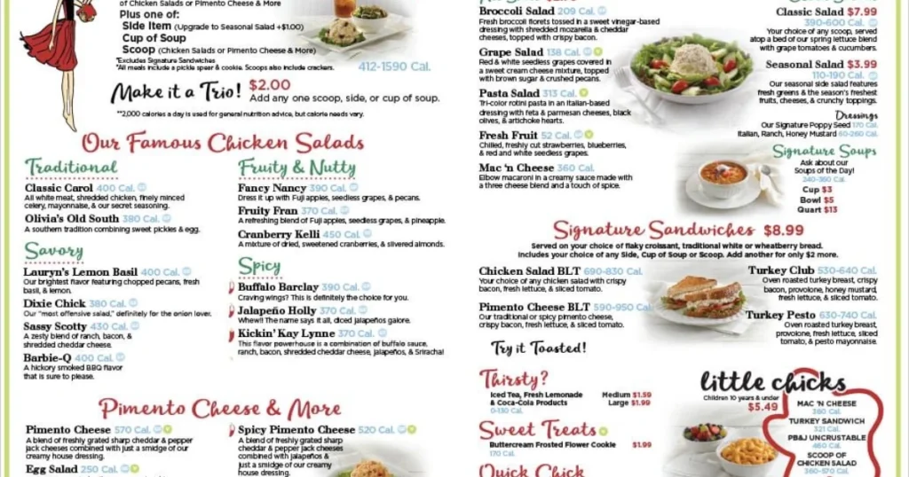 Chicken Salad Chick Menu With Prices