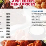 Dinner Applebee’s Menu Specials With Prices