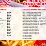 Freddy’s Menu With Prices