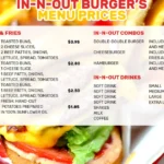 In-N-Out Menu With Prices