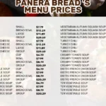 Panera Menu With Prices