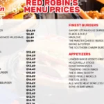 Red Robin Menu With Prices