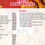 Today Kfc Menu With Prices