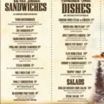 Twin Peaks Menu With Prices