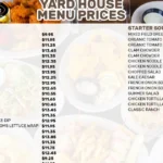 Yard House Menu With Prices