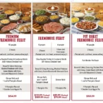 Bob Evans Dinner Menu With Prices