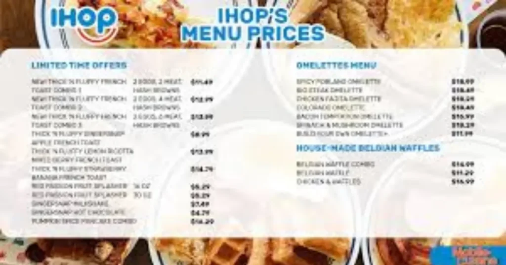 Ihop Senior Menu With Prices