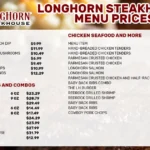 Longhorn Dinner Menu With Prices