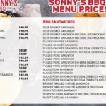 Sonny’s BBQ Menu With Prices