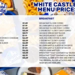 White Castle Menu With Prices