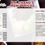 p.f. Chang’s Menu With Prices